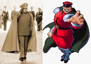 Pinochet and M. Bison